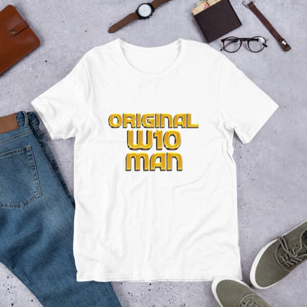 Original W10 Man T-Shirt – Ladbroke Grove Streetwear by ROADMAN UK - Unisex t-shirt - Image 6