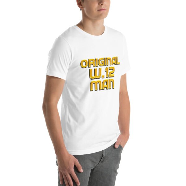 Original W.12 Man T-Shirt – Shepherd’s Bush Streetwear by ROADMAN UK - Unisex t-shirt - Image 36