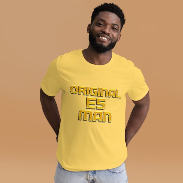 Original E5 Man T-Shirt – East London Borough Pride by ROADMAN UK - Unisex t-shirt - Image 10
