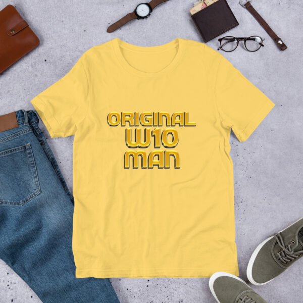Original W10 Man T-Shirt – Ladbroke Grove Streetwear by ROADMAN UK - Unisex t-shirt - Image 5